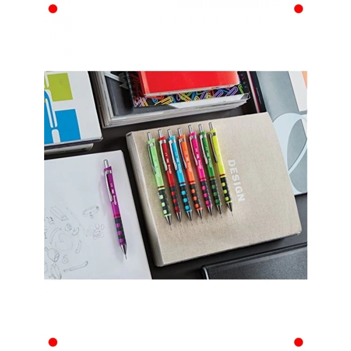 0.7 mm Hassas Uçlu Versatil Kalem - Bordo