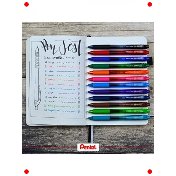 0.7 mm Pembe Likit Roller Jel Kalem