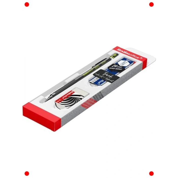 0.7 mm Yeşil 3lü Set Mekanik Kurşun Kalem