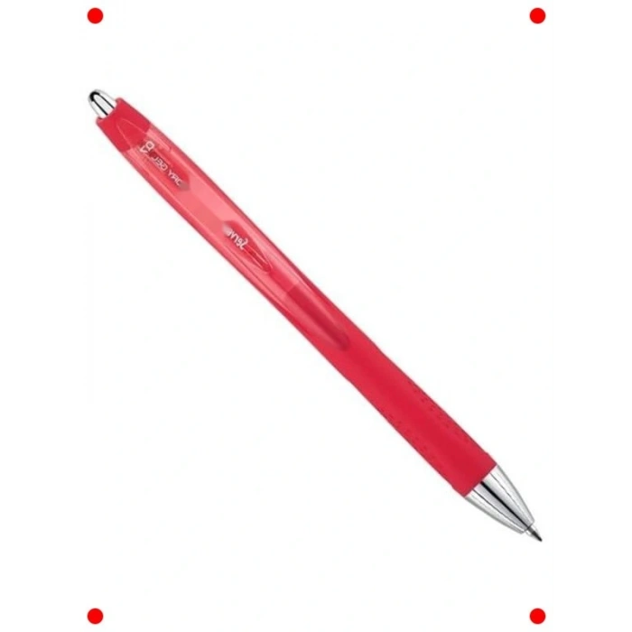 0.7mm Kırmızı Jel Kalem - Yuvarlak Uç