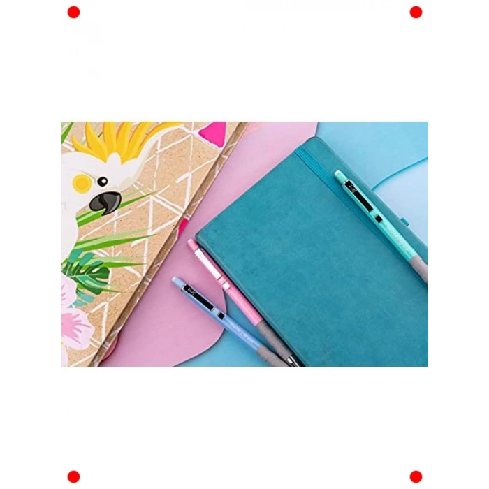 0.7mm Mekanik Uçlu Kalem - Fosforlu Pembe