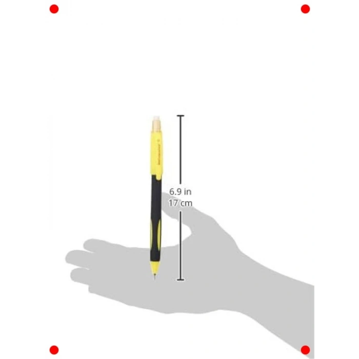 0.7mm Sarı Mekanik Kurşun Kalem Seti (2 Adet)