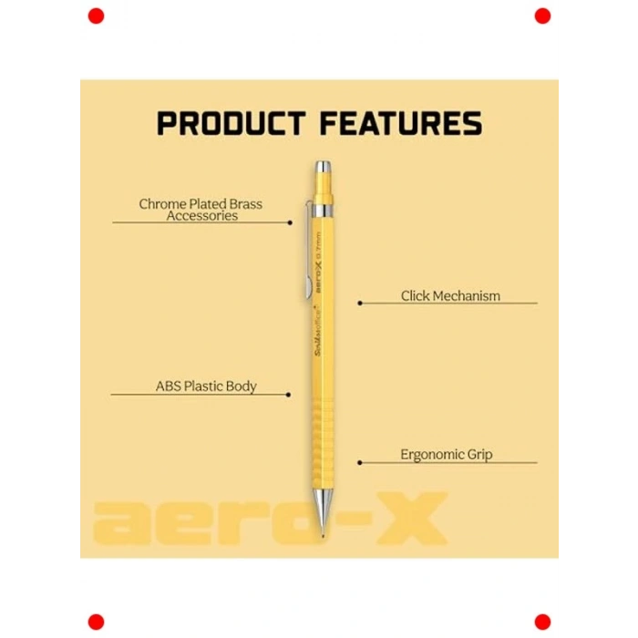 0.7mm Versatil Kalem - Parlak Sarı