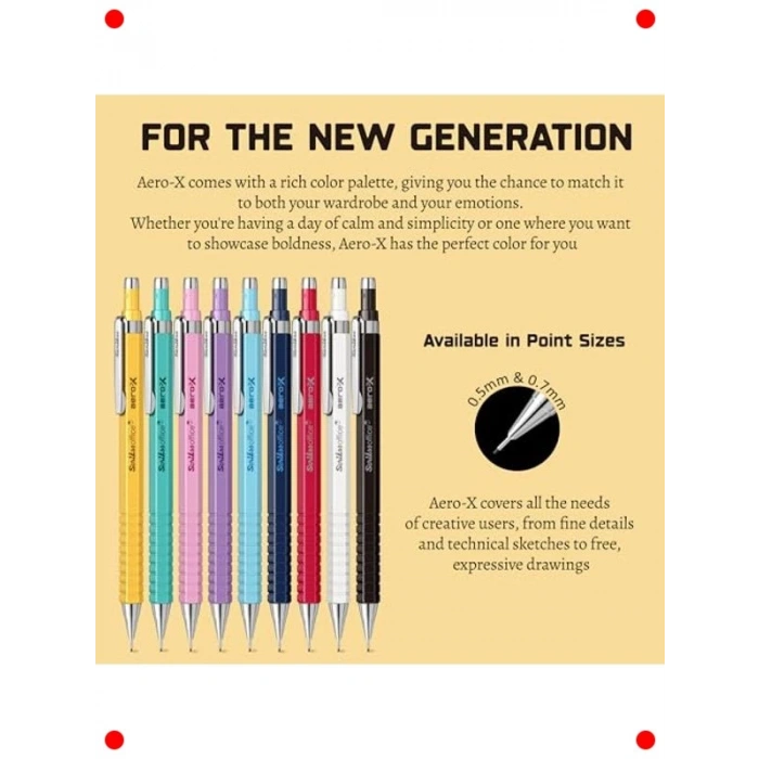 0.7mm Versatil Kalem - Parlak Sarı