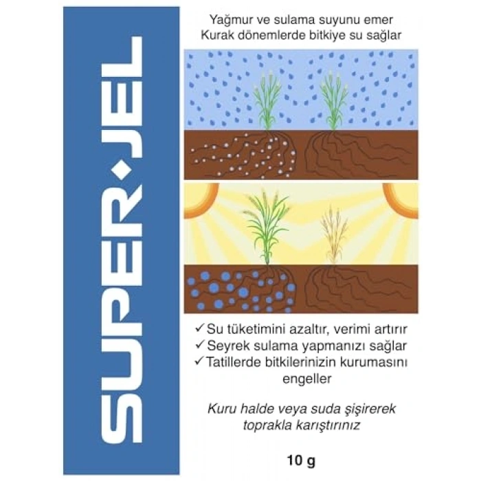 1, 10 Gram SUPER-JEL Eci Polimer, Çok Amaçlı