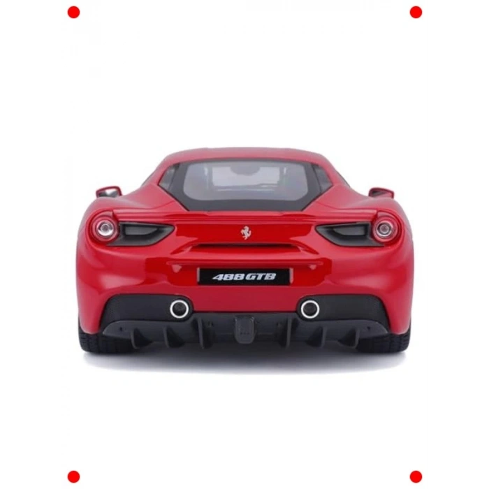 1:18 Ölçekli Kırmızı Spor Araba Modeli