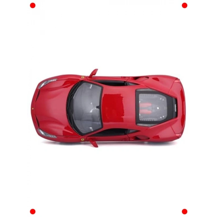 1:18 Ölçekli Kırmızı Spor Araba Modeli