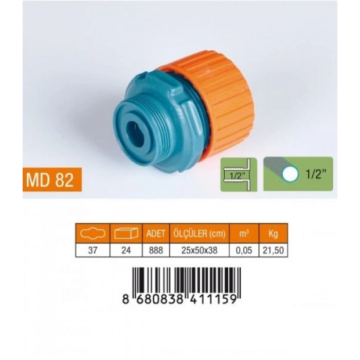 1/2  Hortum Rekoru Erkek Md-82