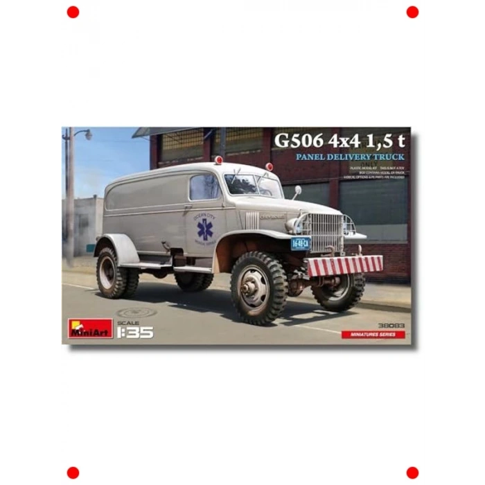 1:35 Ölçekli 4x4 Panel Teslim Kamyon Maketi