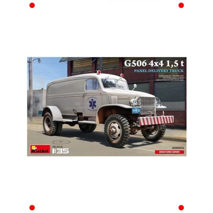 1:35 Ölçekli 4x4 Panel Teslim Kamyon Maketi