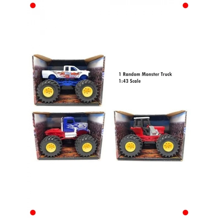 1:43 Ölçekli Mavi Canavar Kamyon