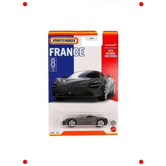 1:64 Ölçek Fransa Koleksiyonu Spor Araba Modeli