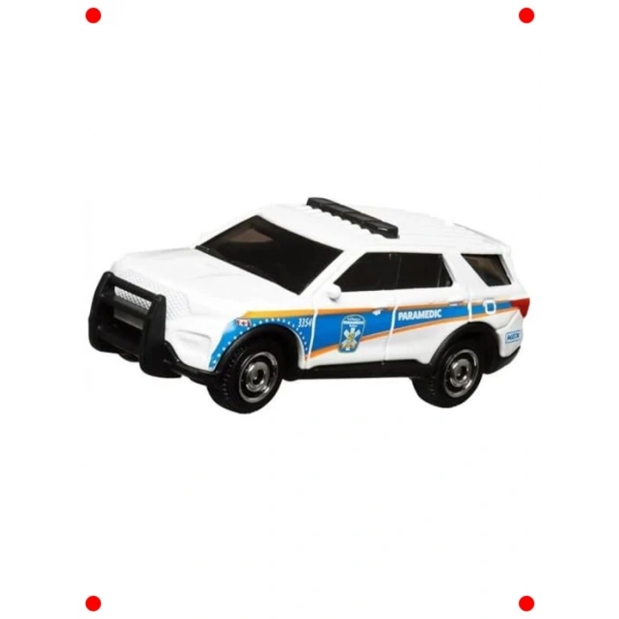 1:64 Ölçek Polis Aracı Modeli - Detaylı Tasarım