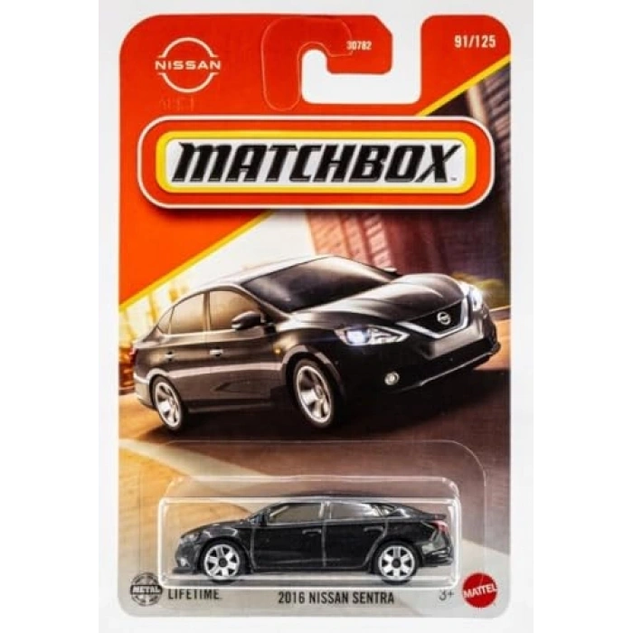 1:64 Ölçekli 2016 Nissan Sentra, Matchbox Tekli Araba