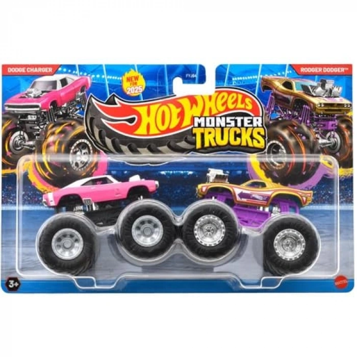 1:64 Ölçekli Güçlü İkili Araba Seti - Eğlenceli Oyun