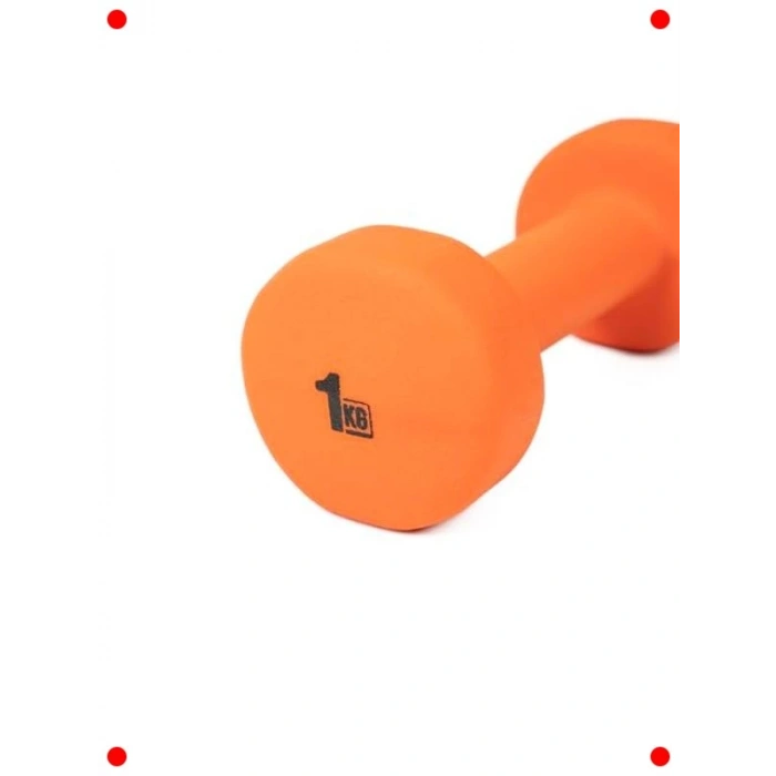 1 Kg Neopren Dambıl - Kaymaz, Konforlu Tutuş