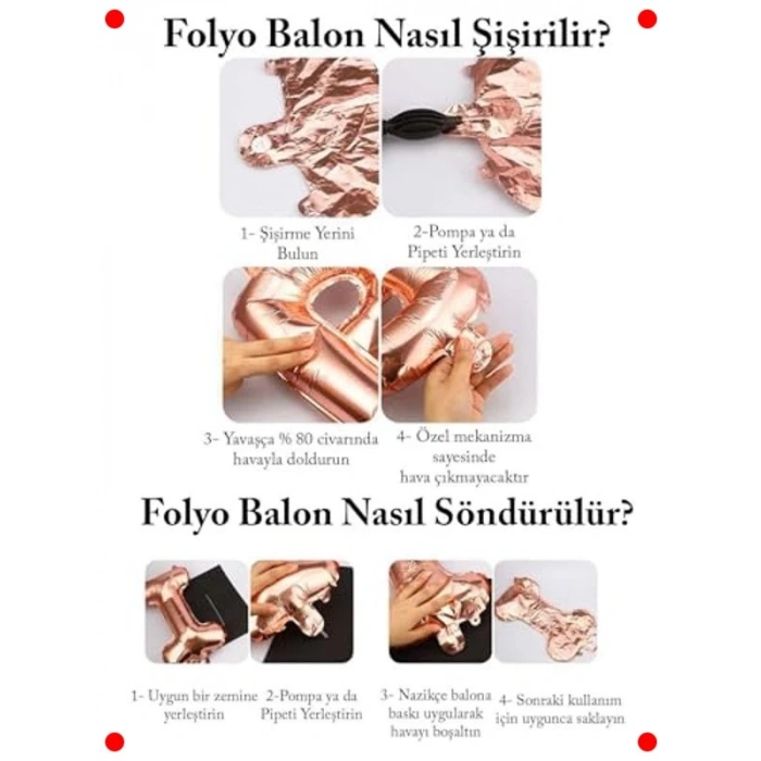 1 Yaş Retro Kalpli Doğum Günü Seti