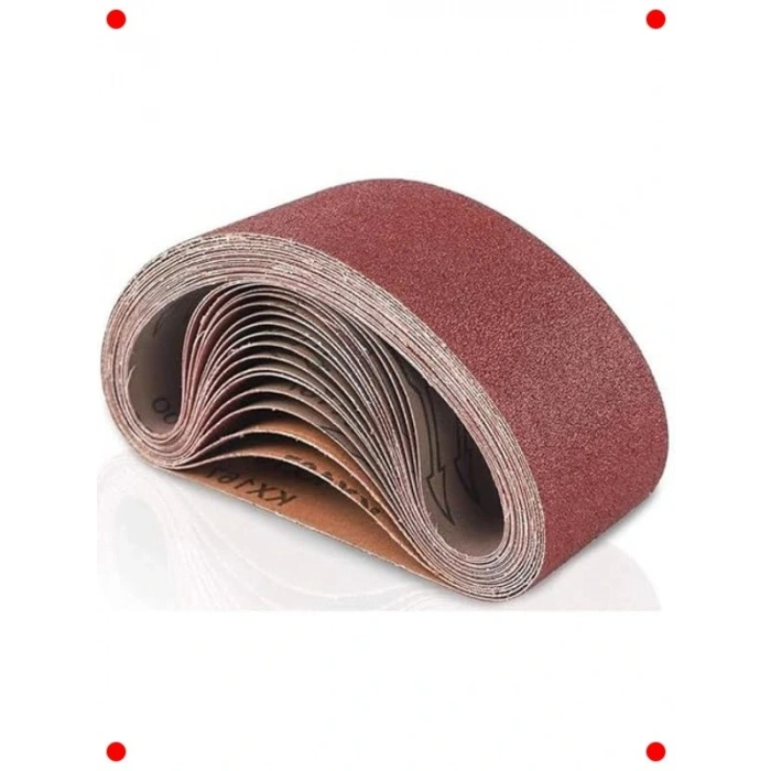 10 Adet 100 Kum Zımpara Bandı 75x5