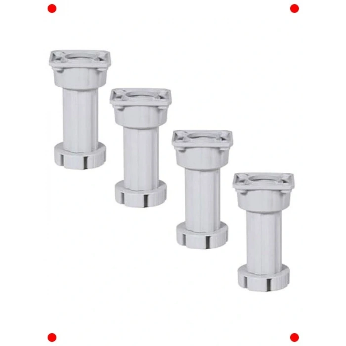 10 Adet Ayarlanabilir Gri  Ayağı, 10 cm