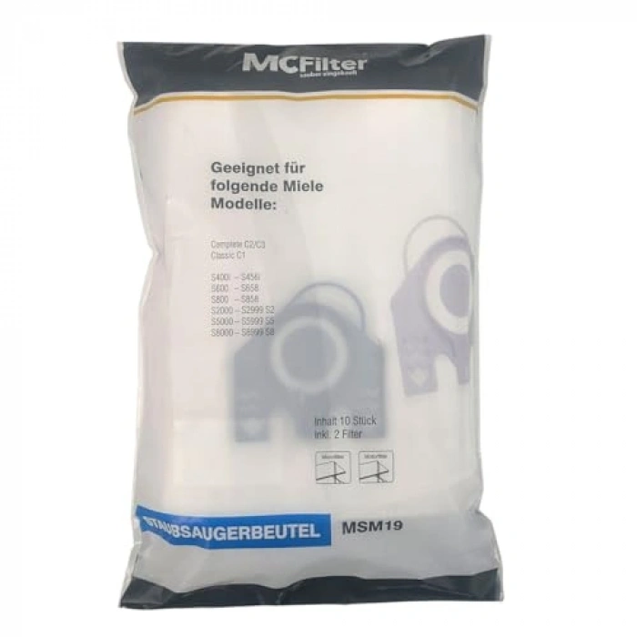 10 Adet Elektrikli Süpürge Torbası, GN Serisi Uyumlu