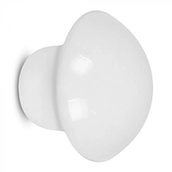 10 Adet Mantar Düğme Kulp, Beyaz Renk, Çekmece Kulpları