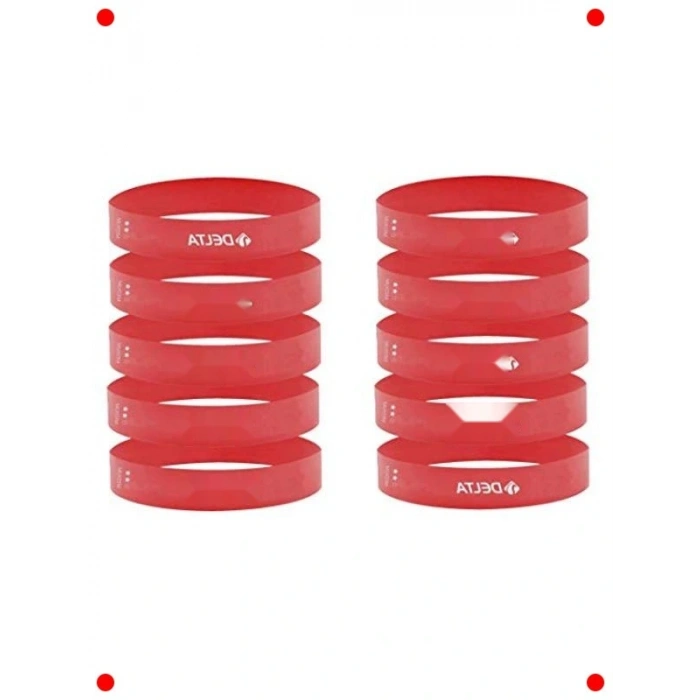 10 Adet Orta Sert Direnç Lastiği Seti - Pilates