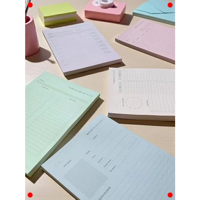 10 Çeşit Tarihsiz Günlük Masaüstü Planlayıcı