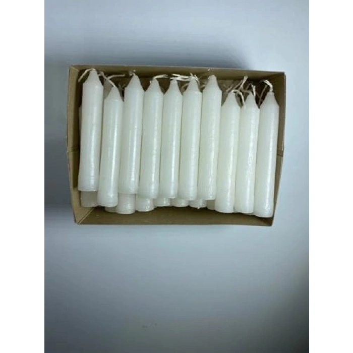 10 cm Uzunluğunda 40 Adet Mum, Bakkal Mumu Seti