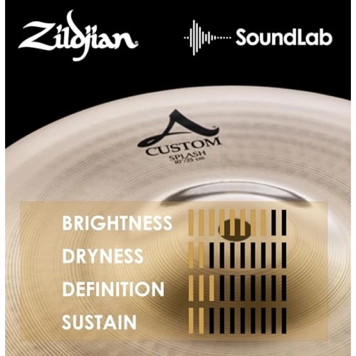 10 inç splash zil, parlak finish tasarım