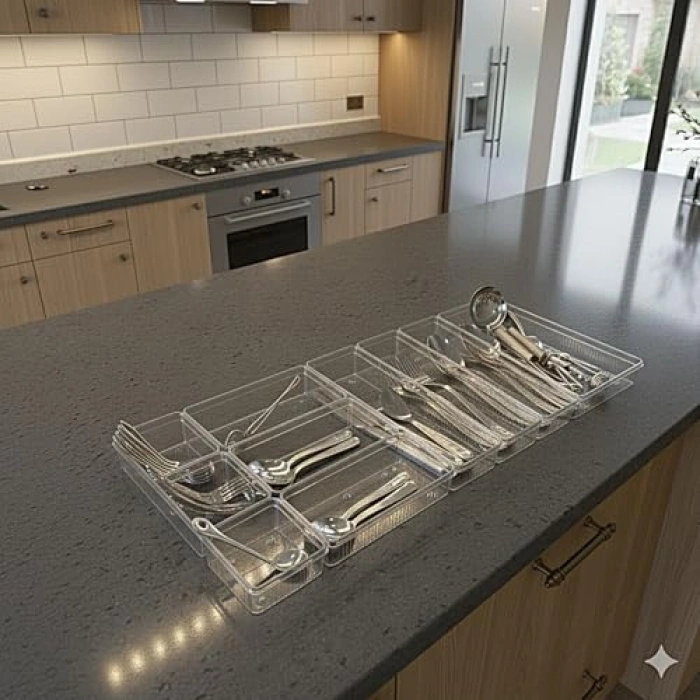 10lu Modüler Mutfak Çekmece Düzenleyici Seti