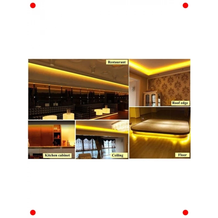 10 Metre LED Şerit Aydınlatma Seti - Trafo Dahil