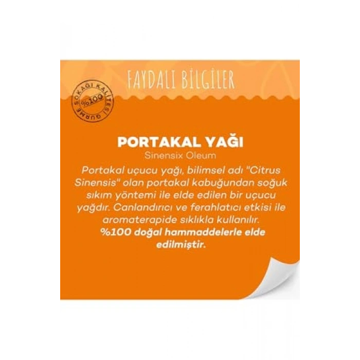 10 ml Portakal Kabuğu Yağı - Doğal Aromaterapi İçin