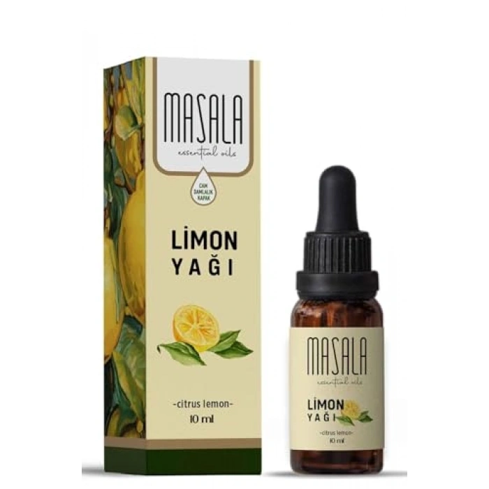 10 ml Saf Limon Yağı, Aromaterapi ve Cilt Bakımı için