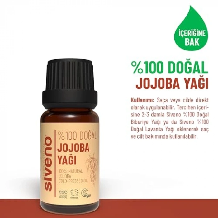 10 ml Soğuk Sıkım Jojoba Yağı