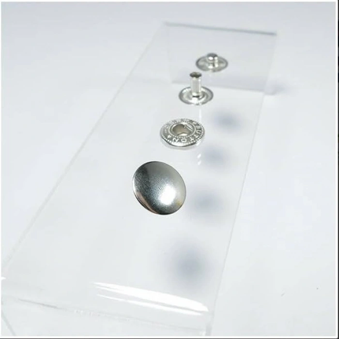 10 mm Kendin Yap Çıtçıt Kiti, Paslanmaz Pirinç, 15 Adet