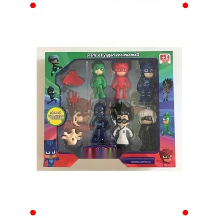 10 Parça Süper Kahraman Karakter Figür Seti