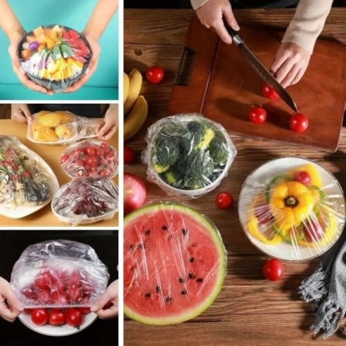 100 Adet Kullan At Tabak Bonesi, Tazeliği Koruyan