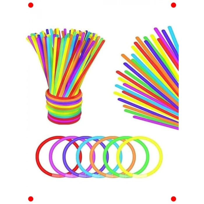 100 Adet Parlayan Çubuklar, Parti Malzemeleri Seti