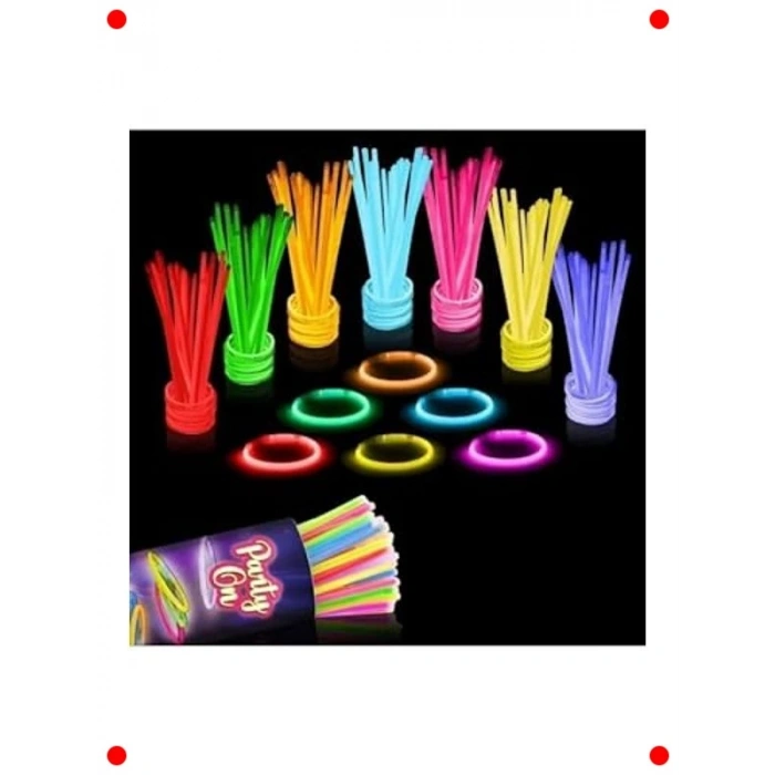 100 Adet Parlayan Çubuklar, Parti Malzemeleri Seti
