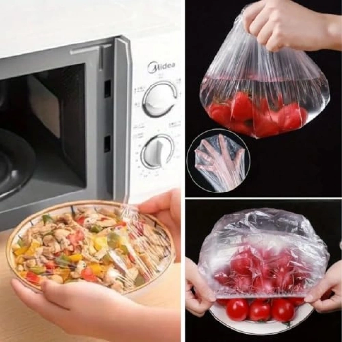 100 Adet Tazeliği Koruyan Kullan At Tencere Tabak Bonesi