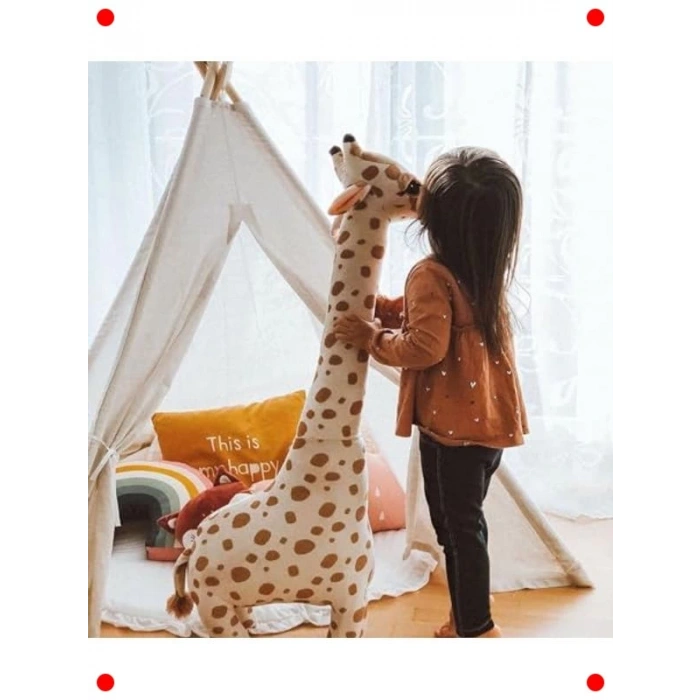 100 cm Peluş Zürafa: Uyku ve Oyun Arkadaşı