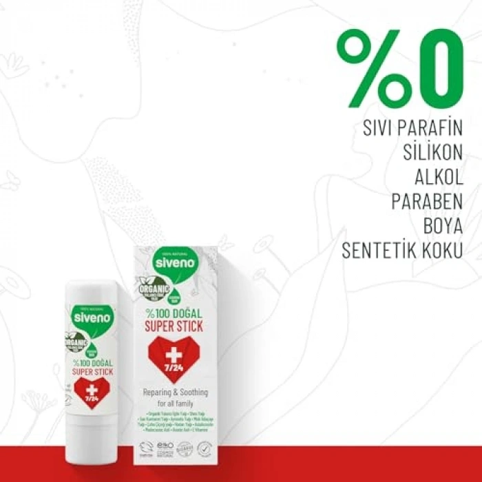 100% Doğal Super Stick 6 gr, Cilt Bakımında Etkili