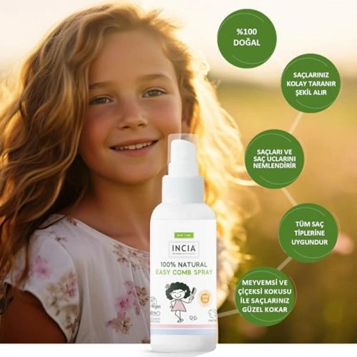 100 ml Nemlendirici Anti-Klit Sprey, Çocuklar İçin