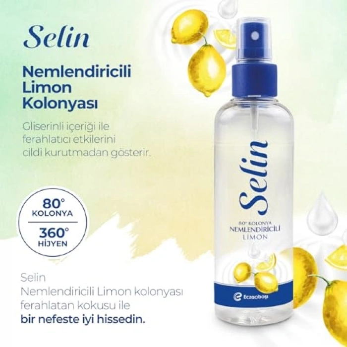 100 ml Nemlendirici Kolonya Sprey, Ferah Etki