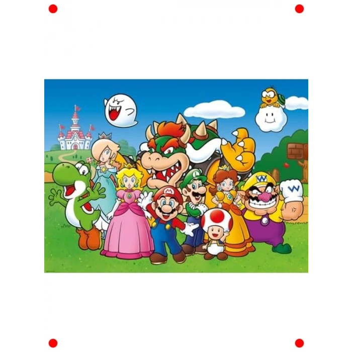 100 Parça Renkli Video Oyunu Kahramanı Yapbozu