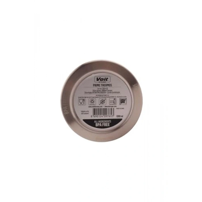 1000 ml Kapasiteli Mavi Renkli Termos, Uzun Süre Sıcak Tutma