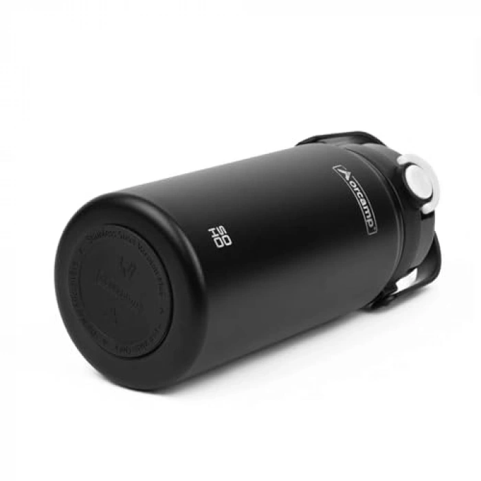 1000 ml Siyah Tumbler Termos, Kullanışlı ve Şık