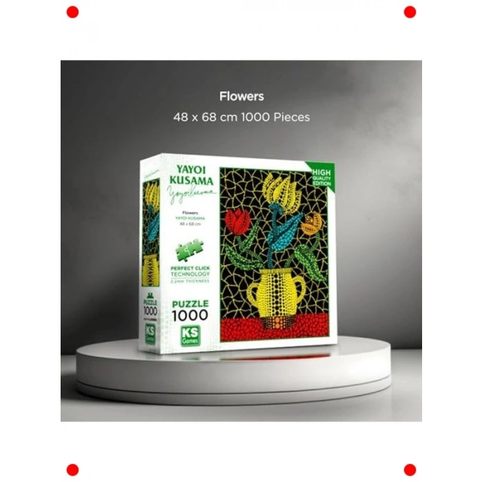 1000 Parça Çiçek Manzaralı Yapboz
