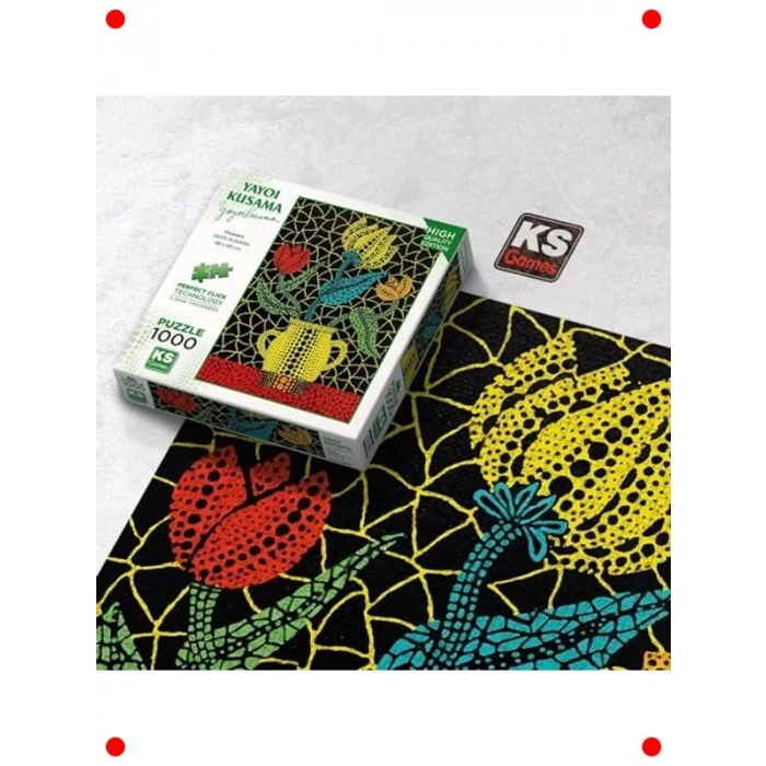 1000 Parça Çiçek Manzaralı Yapboz