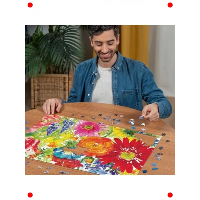 1000 Parça Çiçek Temalı Yapboz – Yetişkinler İçin